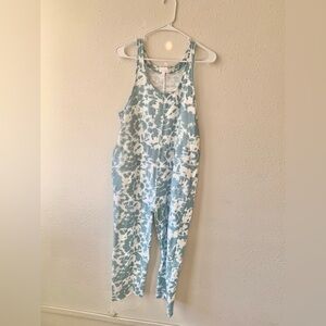 Colsie Tie Dye Ankle Cropped romper